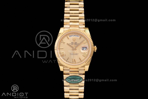 Day Date 40 YG 228238 RCF 1:1 Best Edition YG Roma...