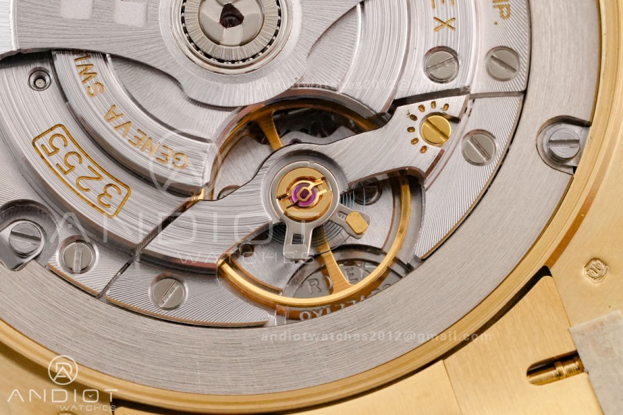 Day Date 40 YG 228238 RCF 1:1 Best Edition YG Roman Dial on President Bracelet VR3255 (211g)