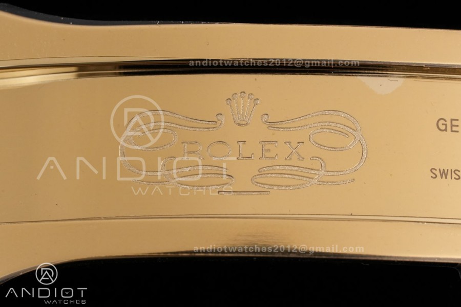 Day Date 40 YG 228238 RCF 1:1 Best Edition YG Roman Dial on President Bracelet VR3255 (211g)