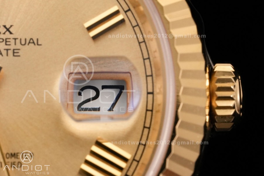 Day Date 40 YG 228238 RCF 1:1 Best Edition YG Roman Dial on President Bracelet VR3255 (211g)