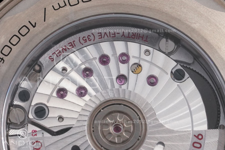 Seamaster 300M Diver Titanium/Bronze Gold VSF 1:1 Best Edition Green Dial on Titanium Mesh Bracelet Asian Super Clone 8806