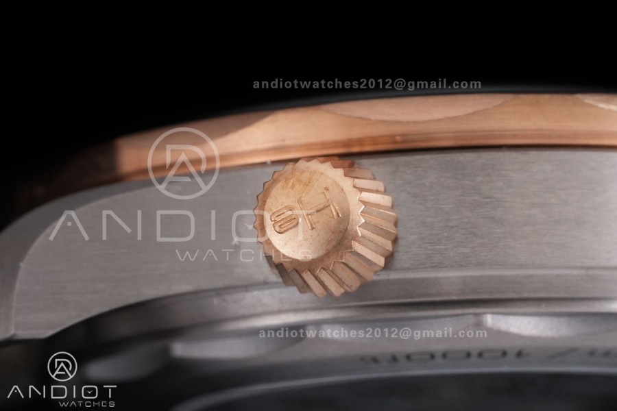 Seamaster 300M Diver Titanium/Bronze Gold VSF 1:1 Best Edition Green Dial on Titanium Mesh Bracelet Asian Super Clone 8806