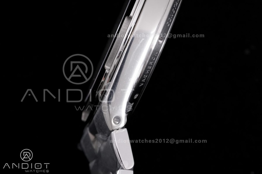 Overseas Ultra-Thin 2000V 8F Best Edition Grey Dial on SS Bracelet A1120