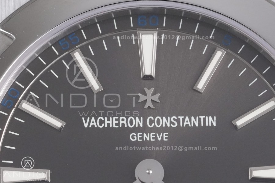 Overseas Ultra-Thin 2000V 8F Best Edition Grey Dial on SS Bracelet A1120