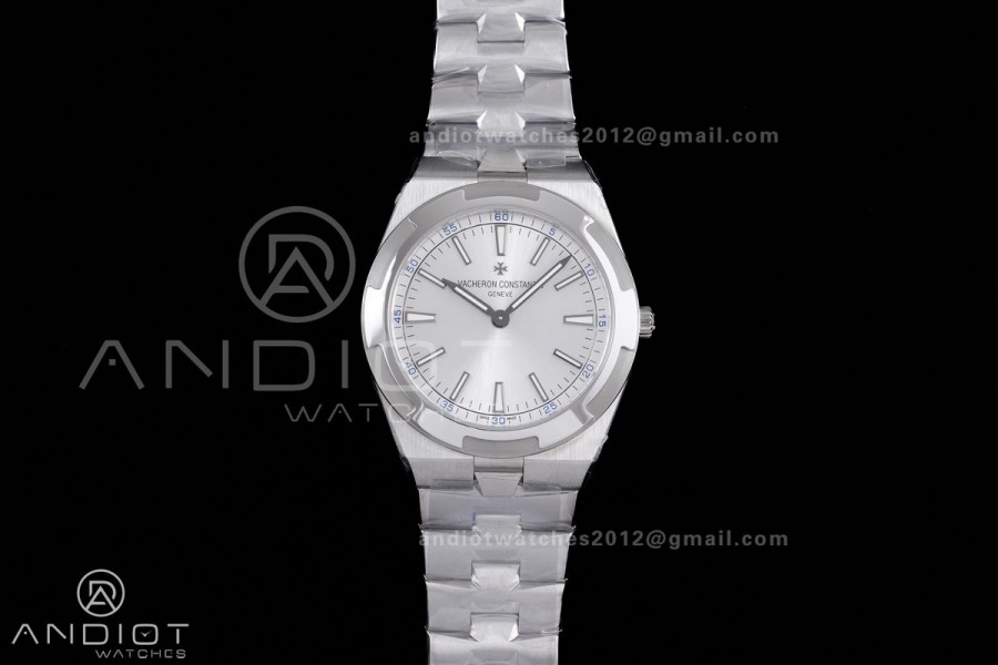 Overseas Ultra-Thin 2000V 8F Best Edition White Dial on SS Bracelet A1120