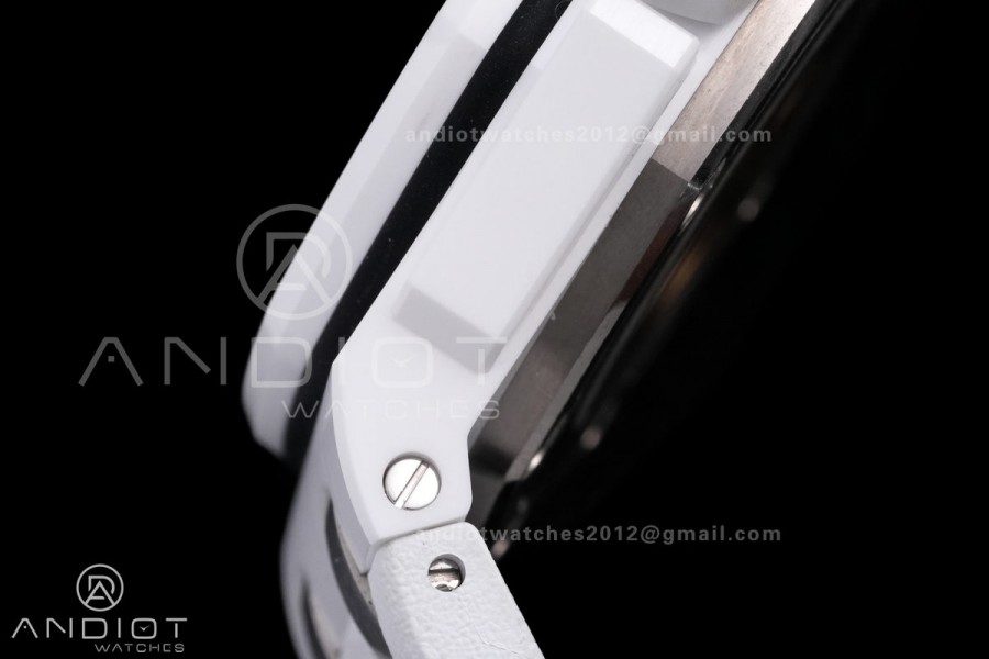 Royal Oak Offshore Diver 15707 White Ceramic APSF 1:1 Best Edition SA3120 Super Clone