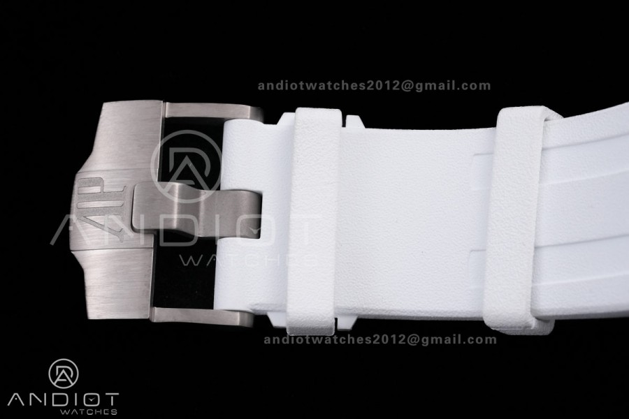 Royal Oak Offshore Diver 15707 White Ceramic APSF 1:1 Best Edition SA3120 Super Clone