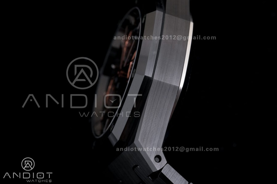 Royal Oak Chrono 26240 Black Ceramic APSF 1:1 Best Edition on Ceramic Bracelet SA4401 Super Clone V2 (Free Sprung)