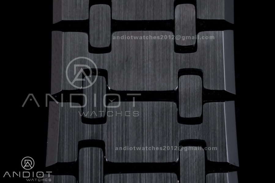 Royal Oak Chrono 26240 Black Ceramic APSF 1:1 Best Edition on Ceramic Bracelet SA4401 Super Clone V2 (Free Sprung)