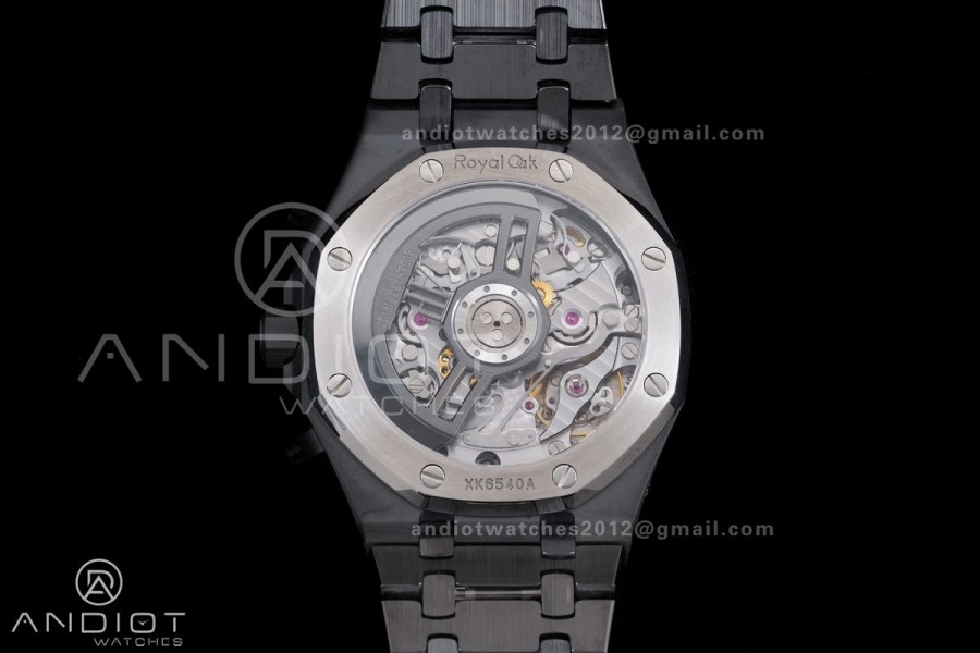 Royal Oak Chrono 26240 Black Ceramic APSF 1:1 Best Edition on Ceramic Bracelet SA4401 Super Clone V2 (Free Sprung)