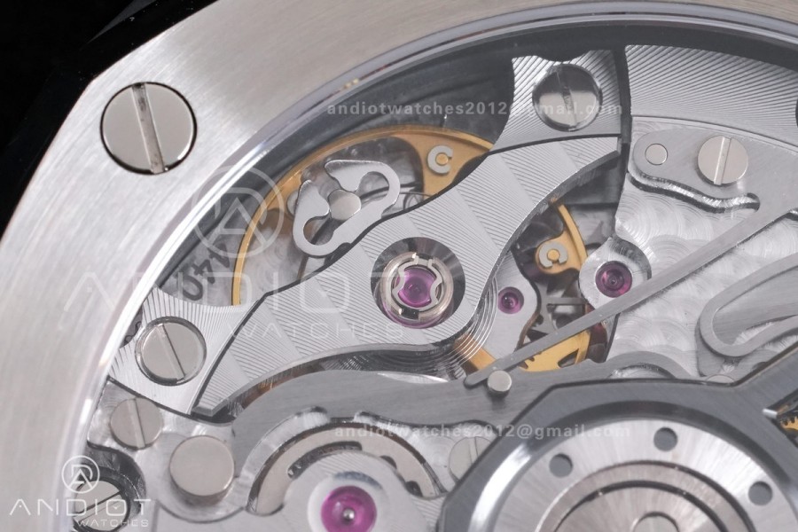 Royal Oak Chrono 26240 Black Ceramic APSF 1:1 Best Edition on Ceramic Bracelet SA4401 Super Clone V2 (Free Sprung)