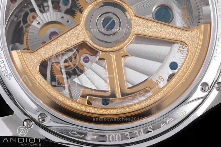 Master Ultra Thin Tourbillon 13234E1 APSF Best Edition on Blue Leather Strap