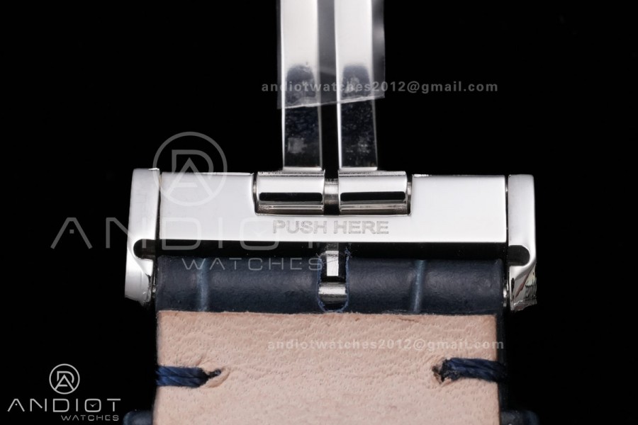 Master Ultra Thin Tourbillon 13234E1 APSF Best Edition on Blue Leather Strap