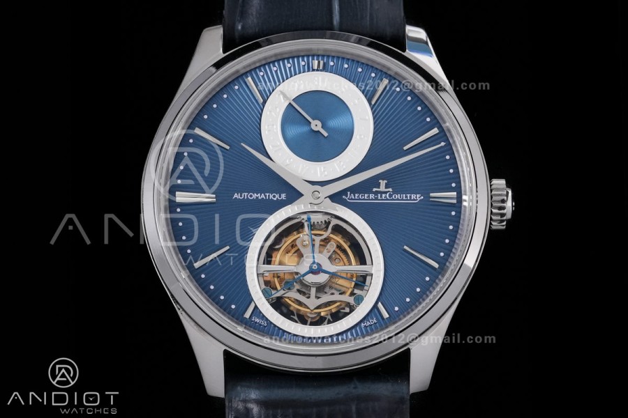 Master Ultra Thin Tourbillon 13234E1 APSF Best Edition on Blue Leather Strap