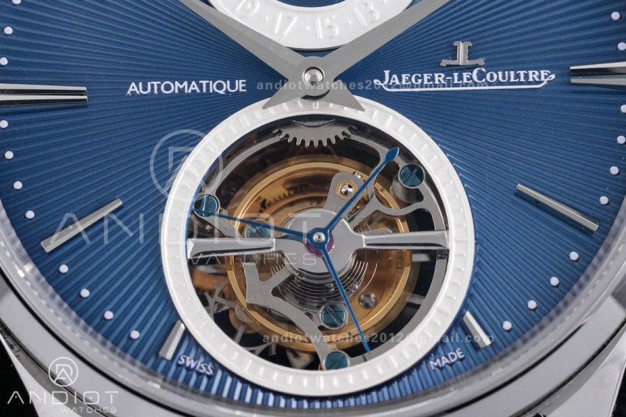 Master Ultra Thin Tourbillon 13234E1 APSF Best Edition on Blue Leather Strap