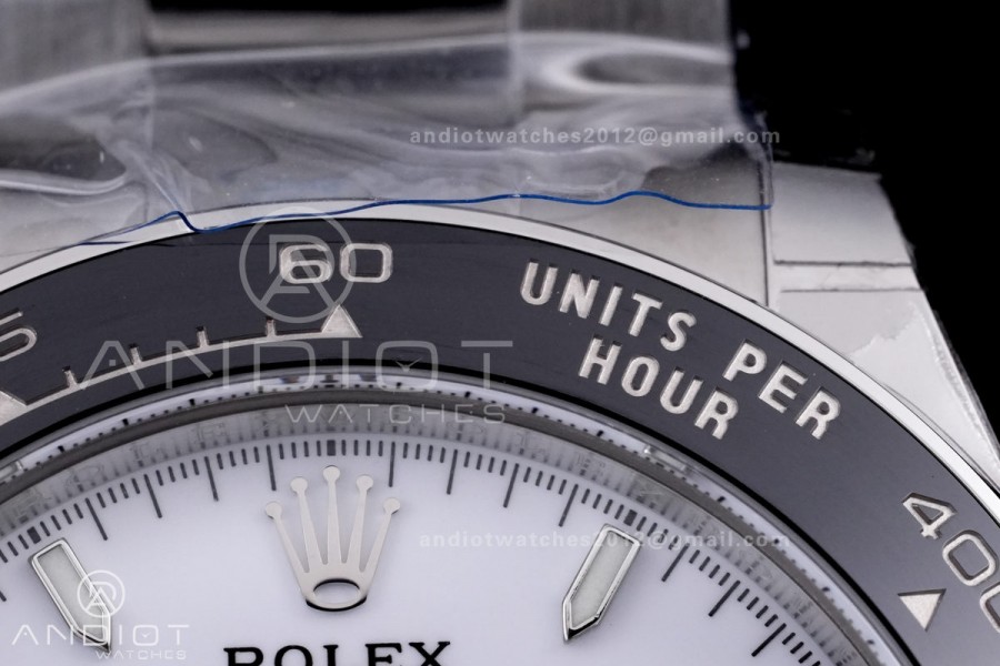 Daytona 126500 BTF 1:1 Best Edition 904L Steel White Dial on SS Bracelet DD4131