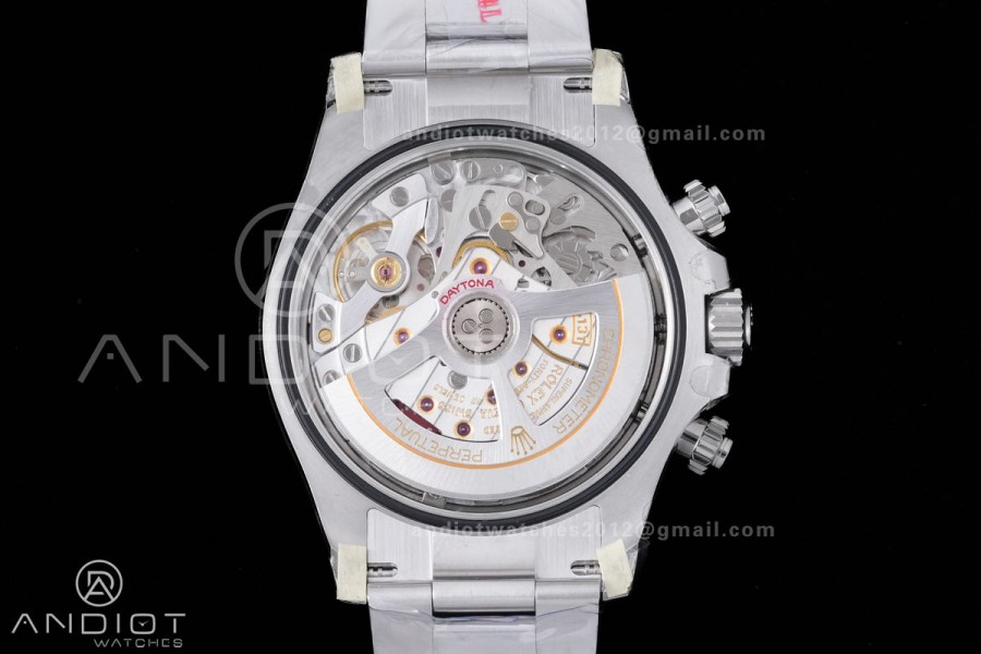 Daytona 126500 BTF 1:1 Best Edition 904L Steel White Dial on SS Bracelet DD4131