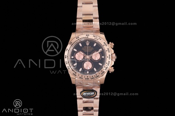 Daytona 116505 BTF 1:1 Best Edition Black/RG Dial ...