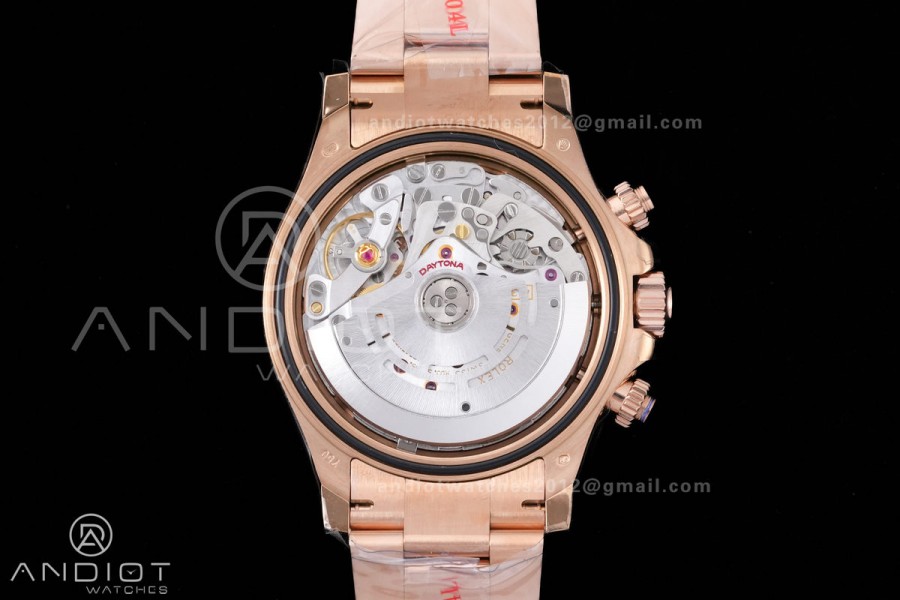 Daytona 116505 BTF 1:1 Best Edition Black/RG Dial on RG Bracelet SA4130