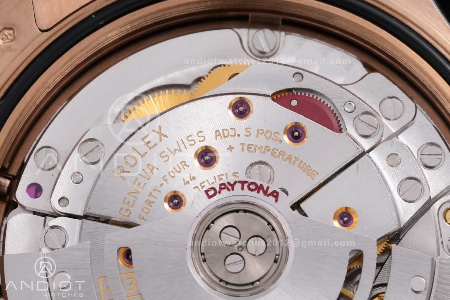 Daytona 116505 BTF 1:1 Best Edition Black/RG Dial on RG Bracelet SA4130