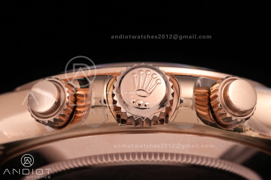 Daytona 116505 BTF 1:1 Best Edition Black/RG Dial on RG Bracelet SA4130