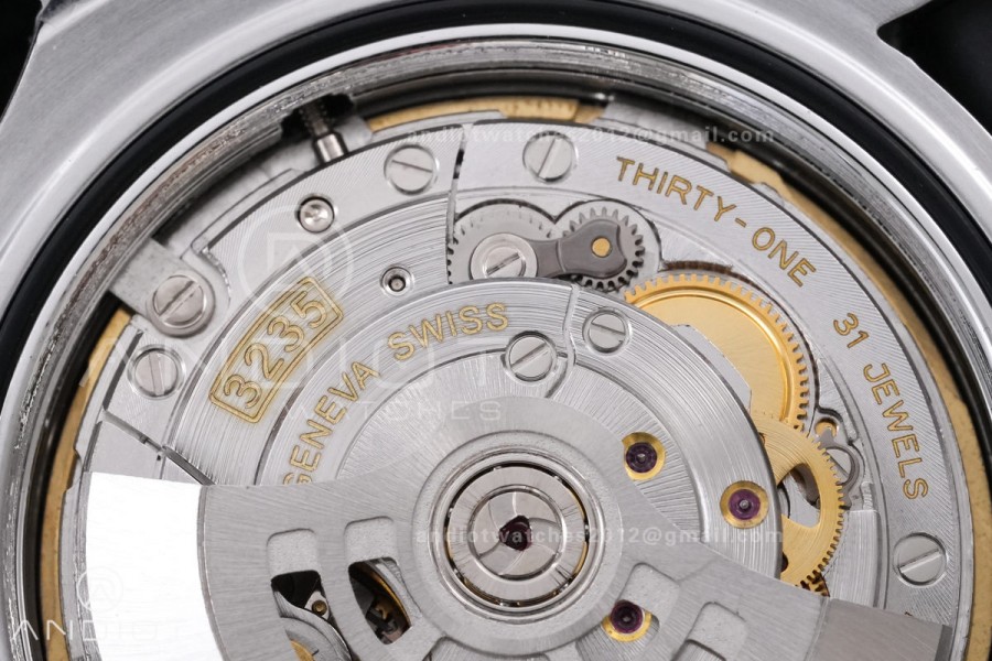 Yacht-Master 42mm 226659 Gold Factory 1:1 Best Edition Ceramic Bezel Falcon's Eye Dial on Oyster flex Strap VR3235 (Tungsten Heavy Version)