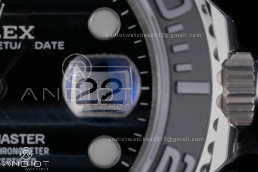 Yacht-Master 42mm 226659 Gold Factory 1:1 Best Edition Ceramic Bezel Falcon's Eye Dial on Oyster flex Strap VR3235 (Tungsten Heavy Version)