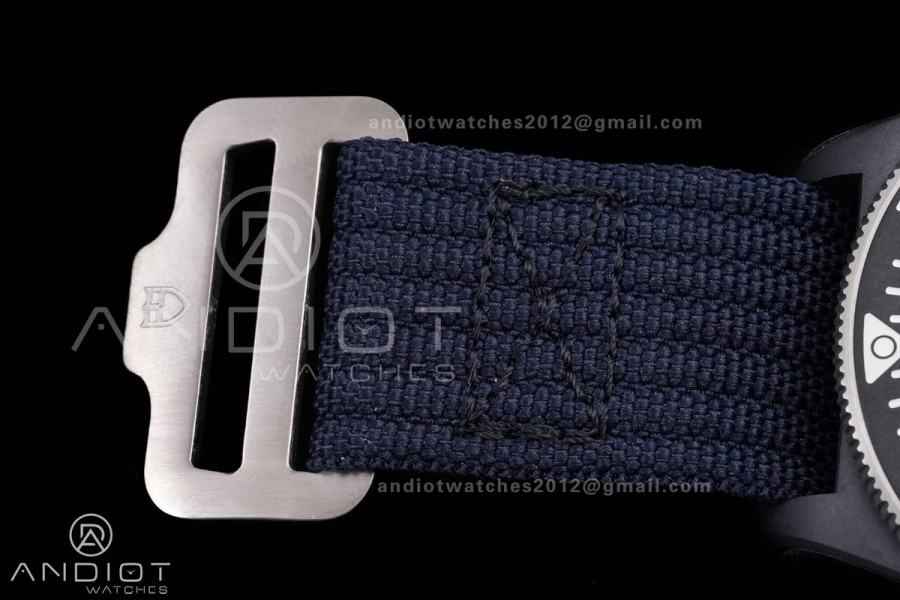 Pelagos FXD m25707kn M+F 1:1 Best Edition Blue Dial on Blue Nylon Strap 8N24