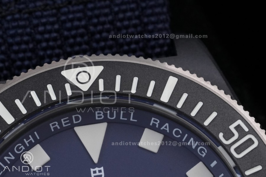 Pelagos FXD m25707kn M+F 1:1 Best Edition Blue Dial on Blue Nylon Strap 8N24