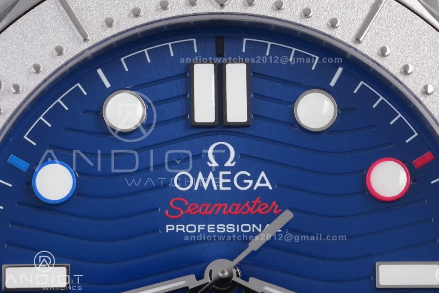 VS Factory V4 Seamaster Diver 300m Beijing 2022 Special Edition 522.30.42.20.03.001