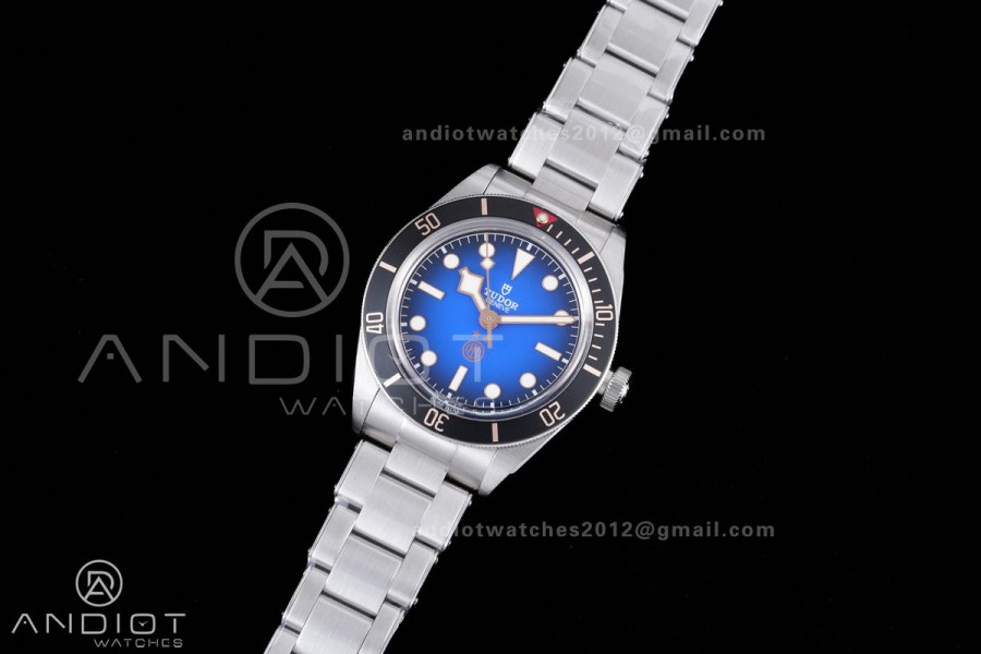 Black Bay Fifty Eight Inter Milan's SS ZF 1:1 Best Edition Blue Dial on SS Bracelet A2824