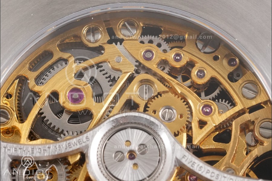 Royal Oak 41mm Openworked 15407 SS THBF 1:1 Best Edition Salmon Dial on SS Bracelet SA3132 V2