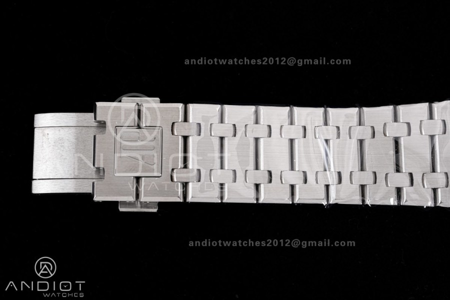 Royal Oak 41mm Openworked 15407 SS THBF 1:1 Best Edition Salmon Dial on SS Bracelet SA3132 V2