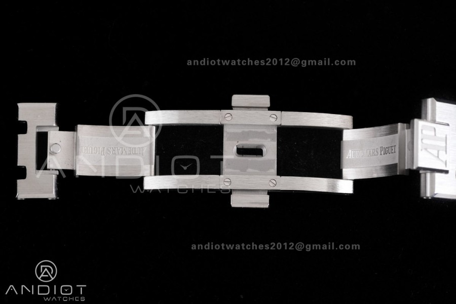 Royal Oak 41mm Openworked 15407 SS THBF 1:1 Best Edition Salmon Dial on SS Bracelet SA3132 V2