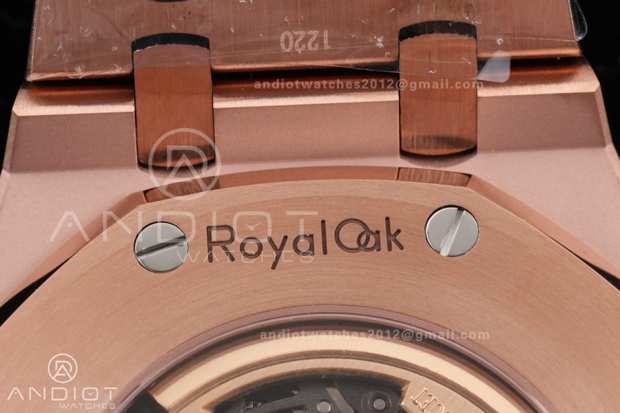 Royal Oak 41mm Openworked 15407 RG THBF 1:1 Best Edition on RG Bracelet SA3132 V2