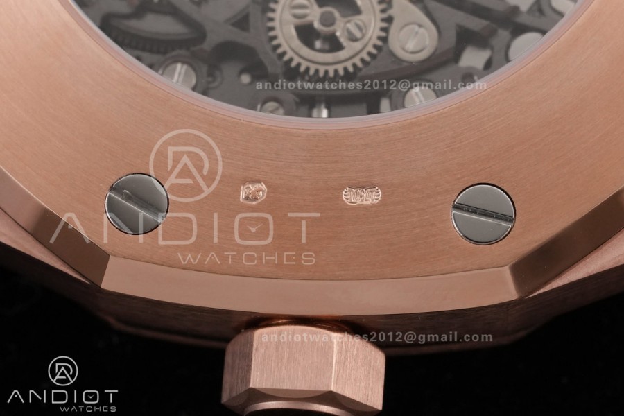Royal Oak 41mm Openworked 15407 RG THBF 1:1 Best Edition on RG Bracelet SA3132 V2