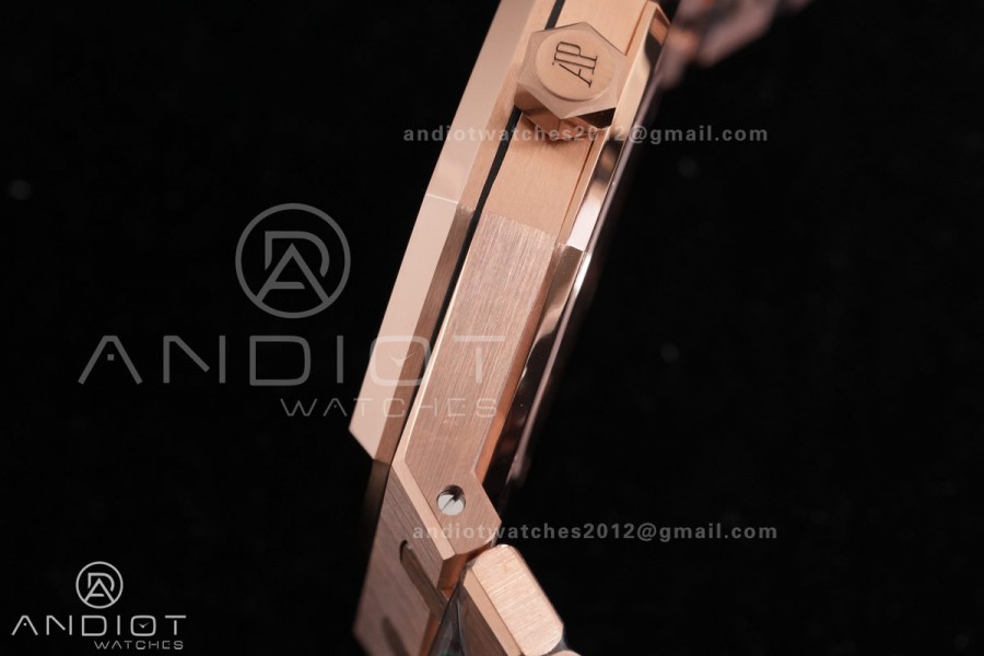 Royal Oak 41mm Openworked 15407 RG THBF 1:1 Best Edition on RG Bracelet SA3132 V2