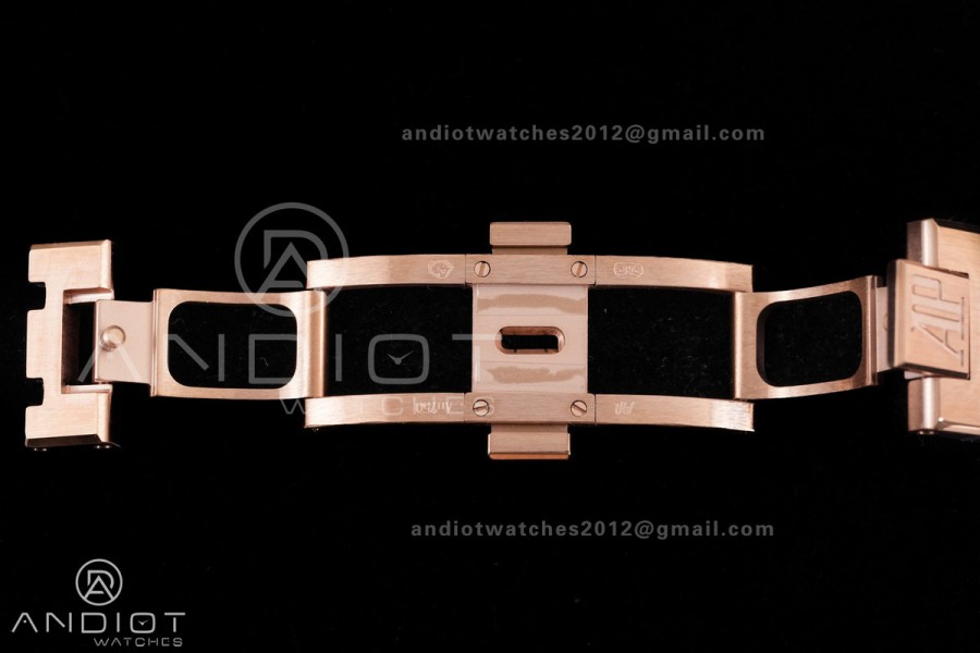 Royal Oak 41mm Openworked 15407 RG THBF 1:1 Best Edition on RG Bracelet SA3132 V2