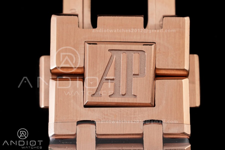 Royal Oak 41mm Openworked 15407 RG THBF 1:1 Best Edition on RG Bracelet SA3132 V2