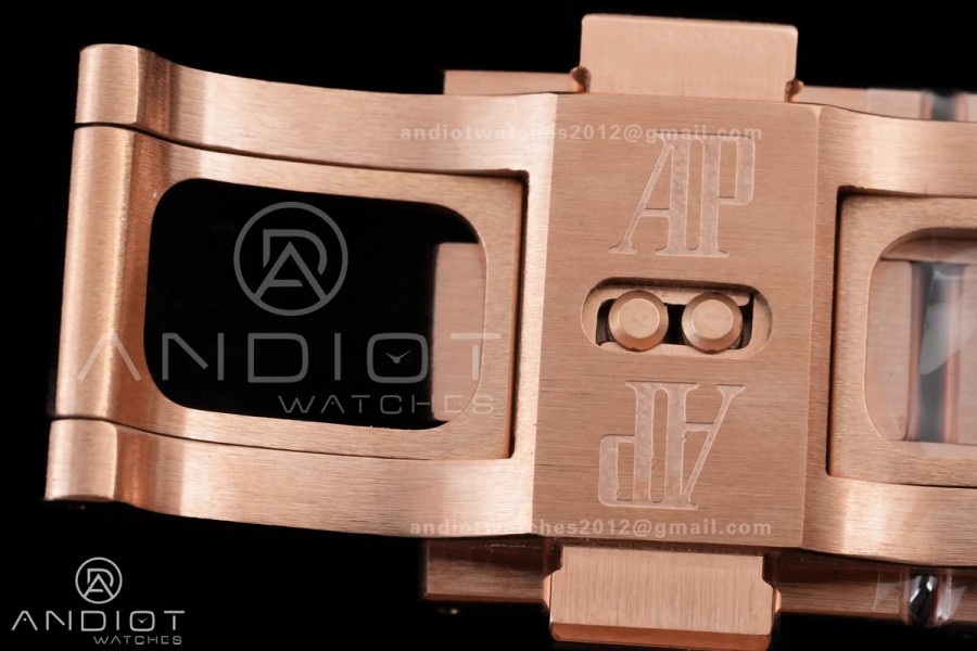 Royal Oak 41mm Openworked 15407 RG THBF 1:1 Best Edition on RG Bracelet SA3132 V2