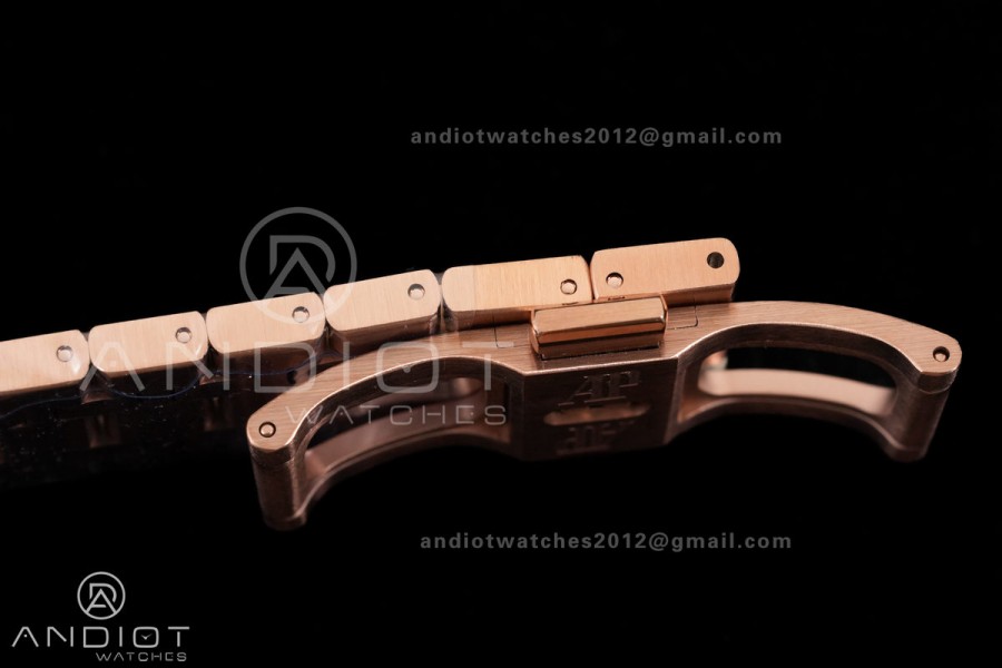 Royal Oak 41mm Openworked 15407 RG THBF 1:1 Best Edition on RG Bracelet SA3132 V2