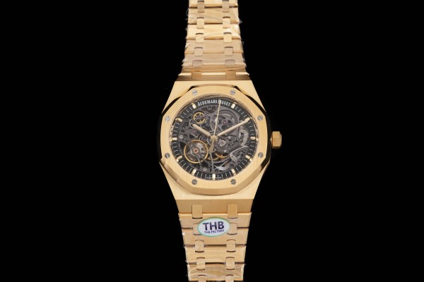 Royal Oak 41mm Openworked 15407 YG THBF 1:1 Best Edition on YG Bracelet SA3132 V2
