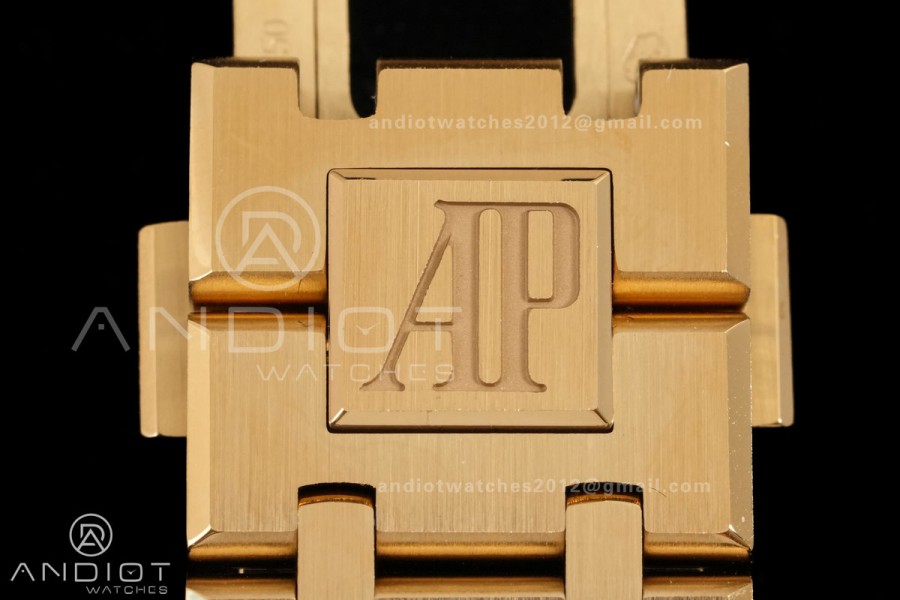 Royal Oak 41mm Openworked 15407 YG THBF 1:1 Best Edition on YG Bracelet SA3132 V2