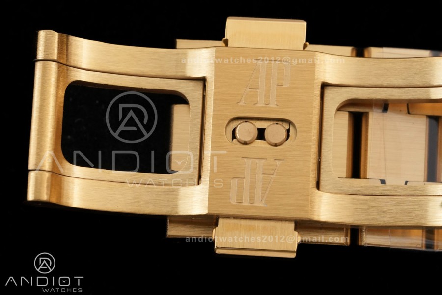 Royal Oak 41mm Openworked 15407 YG THBF 1:1 Best Edition on YG Bracelet SA3132 V2