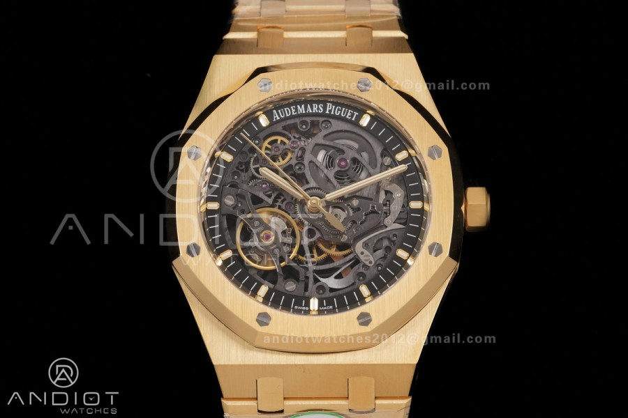 Royal Oak 41mm Openworked 15407 YG THBF 1:1 Best Edition on YG Bracelet SA3132 V2