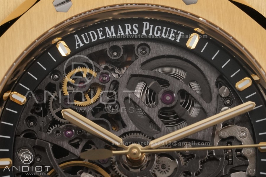 Royal Oak 41mm Openworked 15407 YG THBF 1:1 Best Edition on YG Bracelet SA3132 V2
