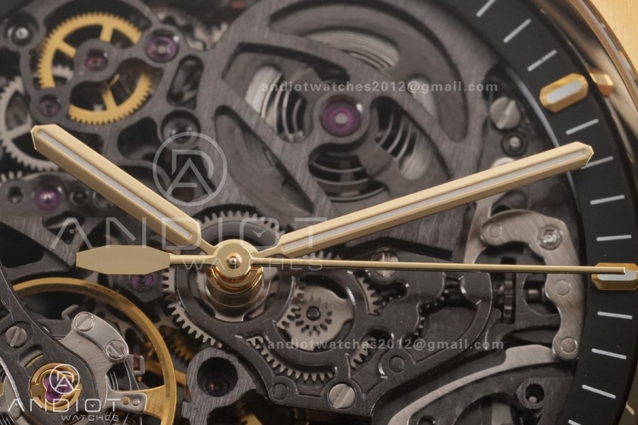 Royal Oak 41mm Openworked 15407 YG THBF 1:1 Best Edition on YG Bracelet SA3132 V2