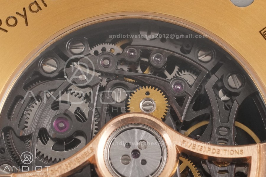 Royal Oak 41mm Openworked 15407 YG THBF 1:1 Best Edition on YG Bracelet SA3132 V2