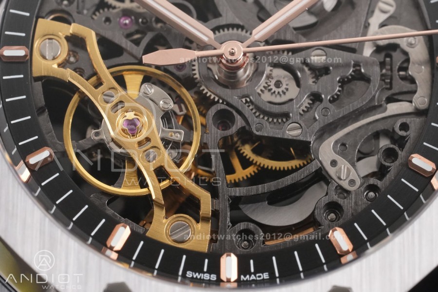 Royal Oak 41mm Openworked 15407 SS THBF 1:1 Best Edition on SS Bracelet SA3132 V2