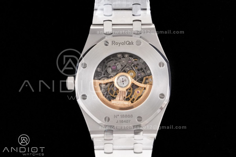 Royal Oak 41mm Openworked 15407 SS THBF 1:1 Best Edition on SS Bracelet SA3132 V2